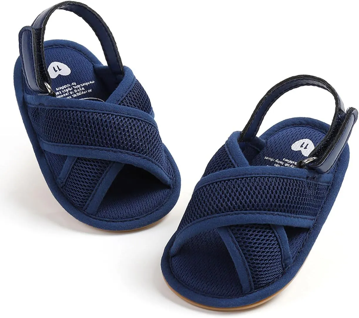 COSANKIM Infant Baby Boys Girls Summer Sandals Non Slip Soft Sole Toddler First Walker Crib Shoes (0-18 Months)