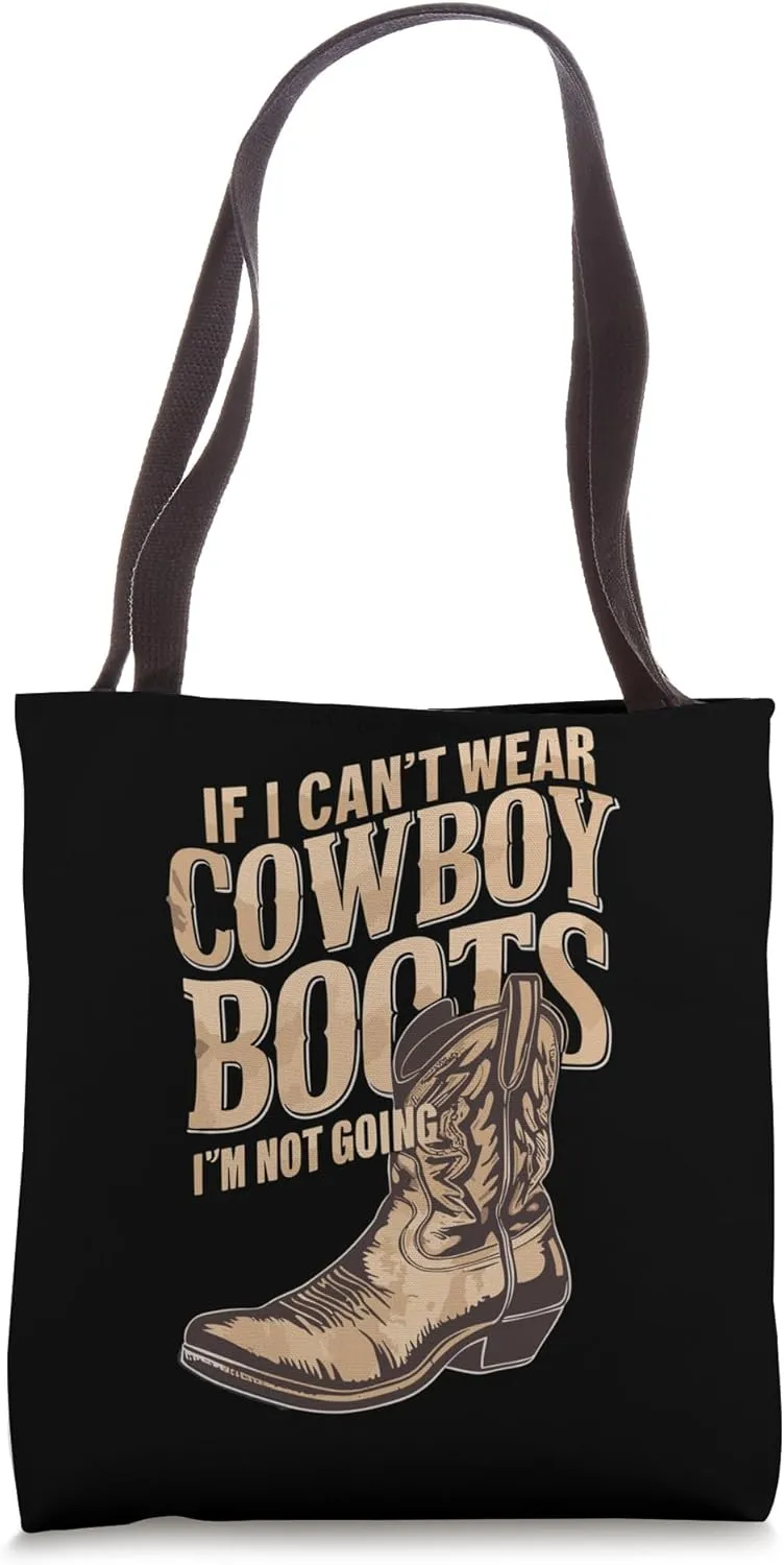 Cowboy Boots Barn Bull Rider Rodeo Country Western Tote Bag