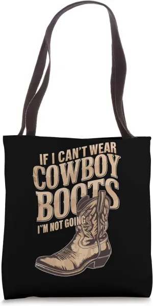 Cowboy Boots Barn Bull Rider Rodeo Country Western Tote Bag