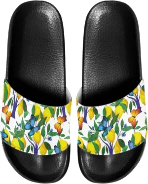 Cozy Slides for Women Soft Customized Size 6-13.5 Black