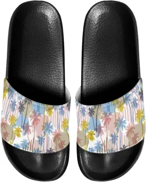 Cozy Slides for Women Soft Customized Size 6-13.5 Black