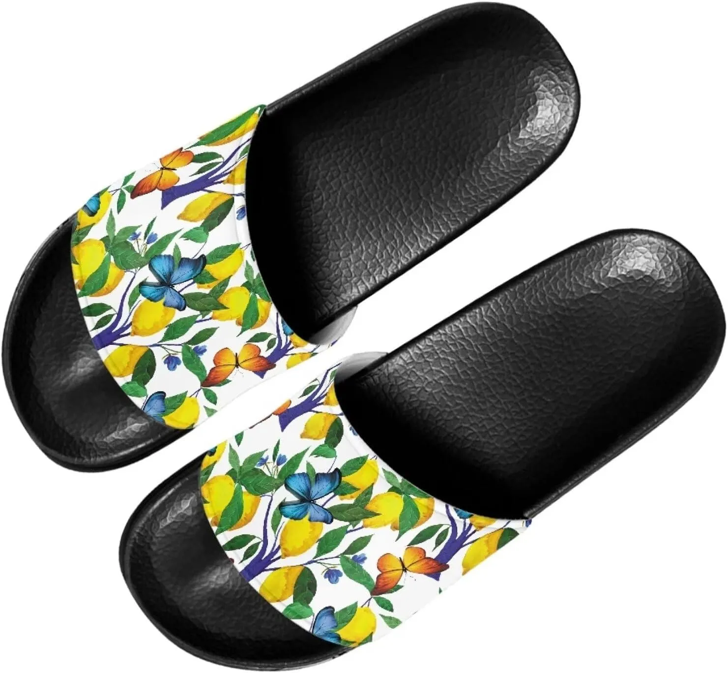 Cozy Slides for Women Soft Customized Size 6-13.5 Black