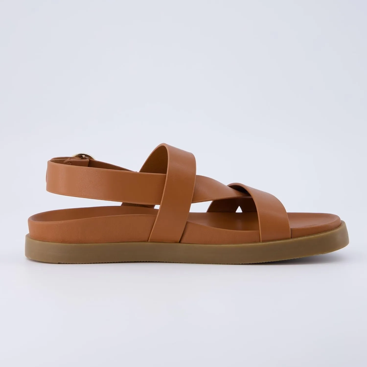 CUSHIONAIRE Women's Eve footbed sandal with  Comfort, Wide Widths Available