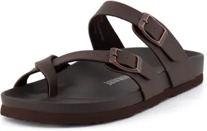 CUSHIONAIRE Women's Laker soft footbed Sandal with  Comfort