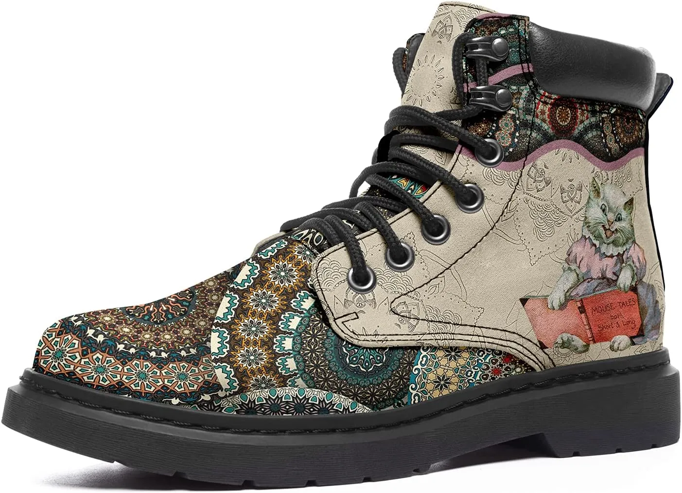 Custom Flower Mandala Animal Print Boots for Women Fashion Boots Winter Boots for Girl Lady
