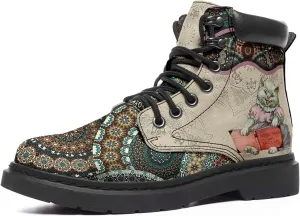 Custom Flower Mandala Animal Print Boots for Women Fashion Boots Winter Boots for Girl Lady