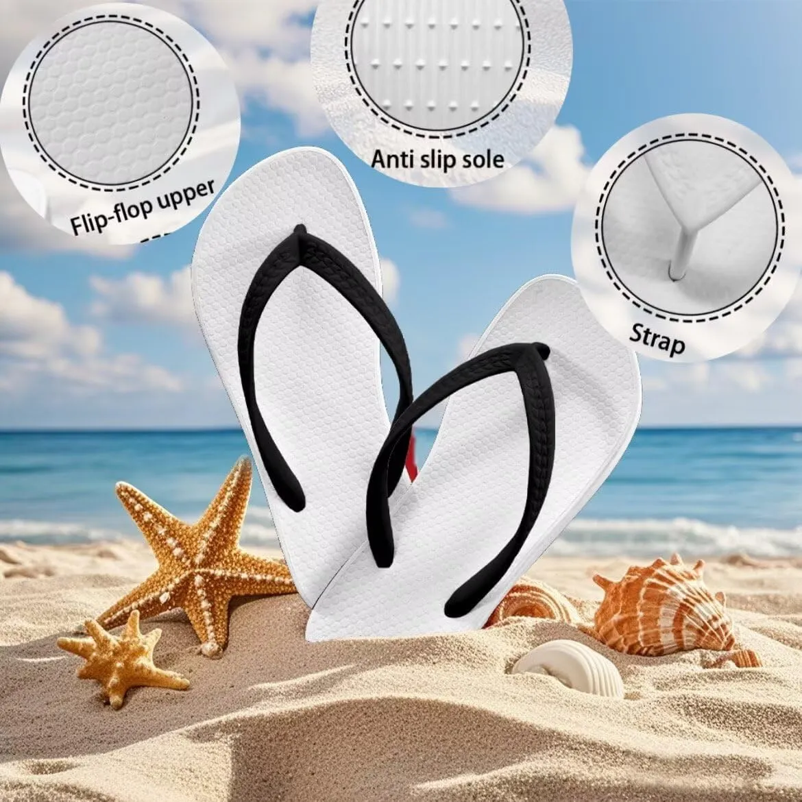 Cute Axolotl Kids Sandals Flip Flops Girls Shower House Slippers Soft Cushion Foam Summer Sandals