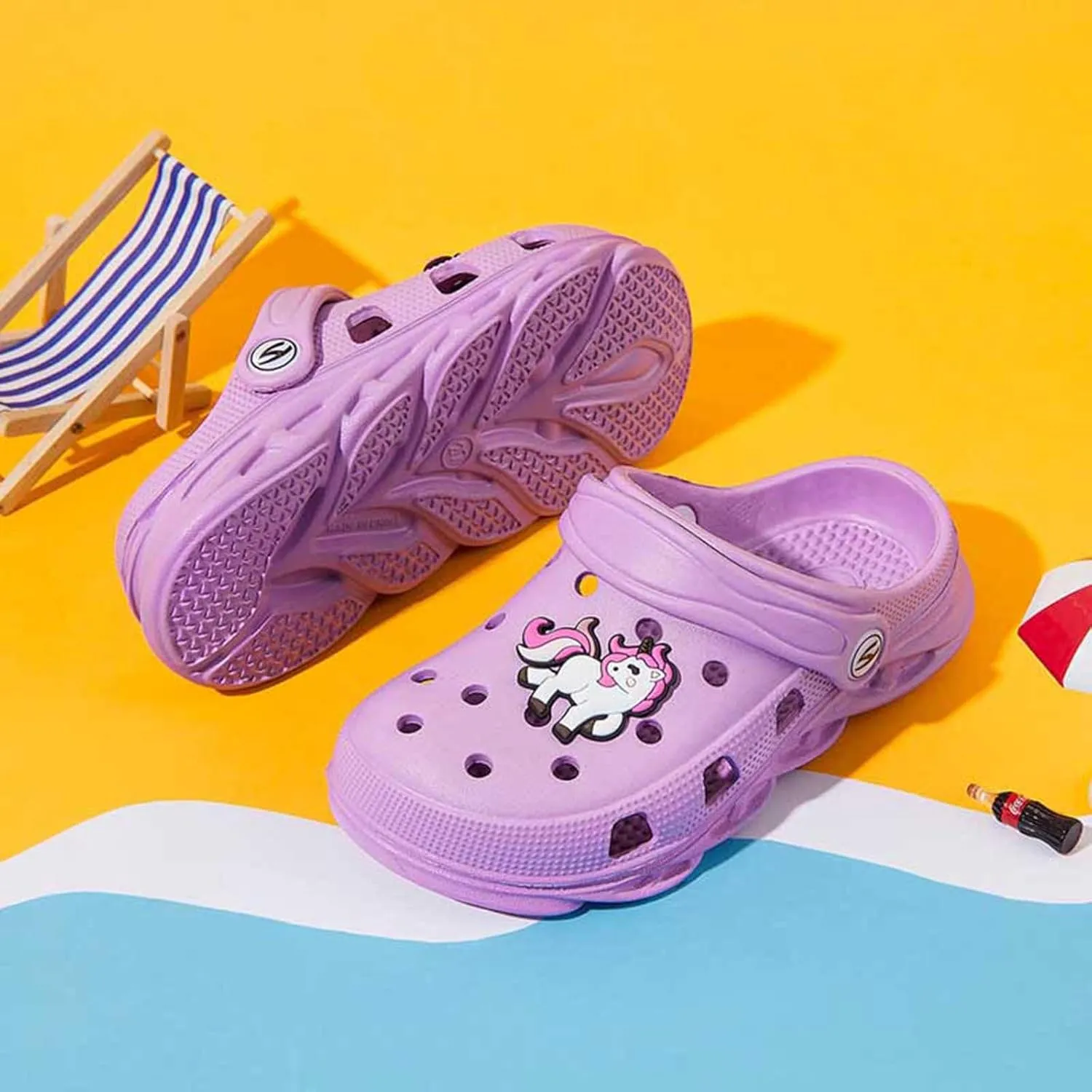 Cute Garden Clogs for Kids Cartoon Lightweight Beach Slippers Sandals Shoes with Non-Slip Sole for Toddler/Little Kid/Big Kid