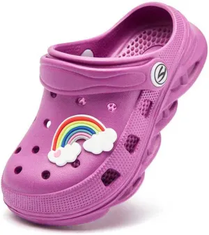 Cute Garden Clogs for Kids Cartoon Lightweight Beach Slippers Sandals Shoes with Non-Slip Sole for Toddler/Little Kid/Big Kid