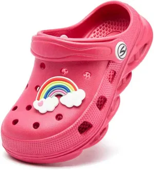 Cute Garden Clogs for Kids Cartoon Lightweight Beach Slippers Sandals Shoes with Non-Slip Sole for Toddler/Little Kid/Big Kid
