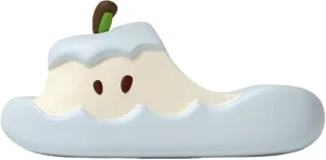 Cute Soft Apple Fruit Sandals for Women Korean Thick Sole Cartoon Slippers Non-Slip Slides Girly Gift Indoor Outdoor