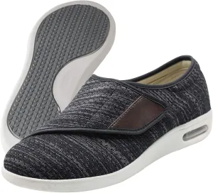 Diabetic Shoes for Man Width X-Wide Shoe for Elderly Man Wide Shoes for Man Walking Shoes Adjustable Closure Outdoor Trainers Men Comfortable Loafers
