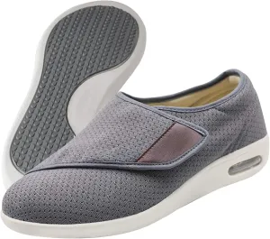 Diabetic Shoes for Man Width X-Wide Shoe for Elderly Man Wide Shoes for Man Walking Shoes Adjustable Closure Outdoor Trainers Men Comfortable Loafers