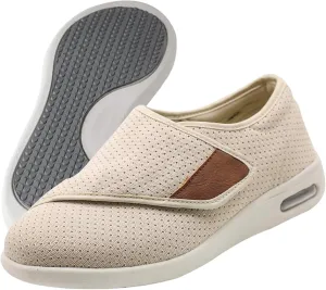 Diabetic Shoes for Man Width X-Wide Shoe for Elderly Man Wide Shoes for Man Walking Shoes Adjustable Closure Outdoor Trainers Men Comfortable Loafers