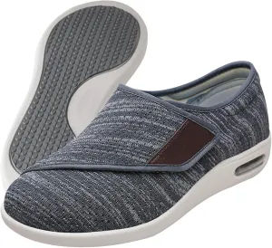 Diabetic Shoes for Man Width X-Wide Shoe for Elderly Man Wide Shoes for Man Walking Shoes Adjustable Closure Outdoor Trainers Men Comfortable Loafers