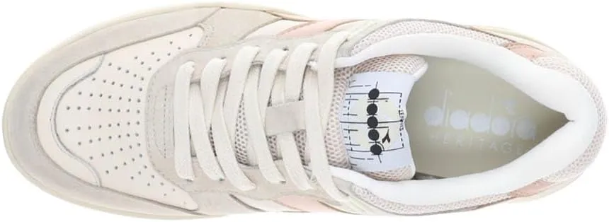Diadora Mens B.560 Pigskin Used Lace Up Sneakers Shoes Casual - Beige