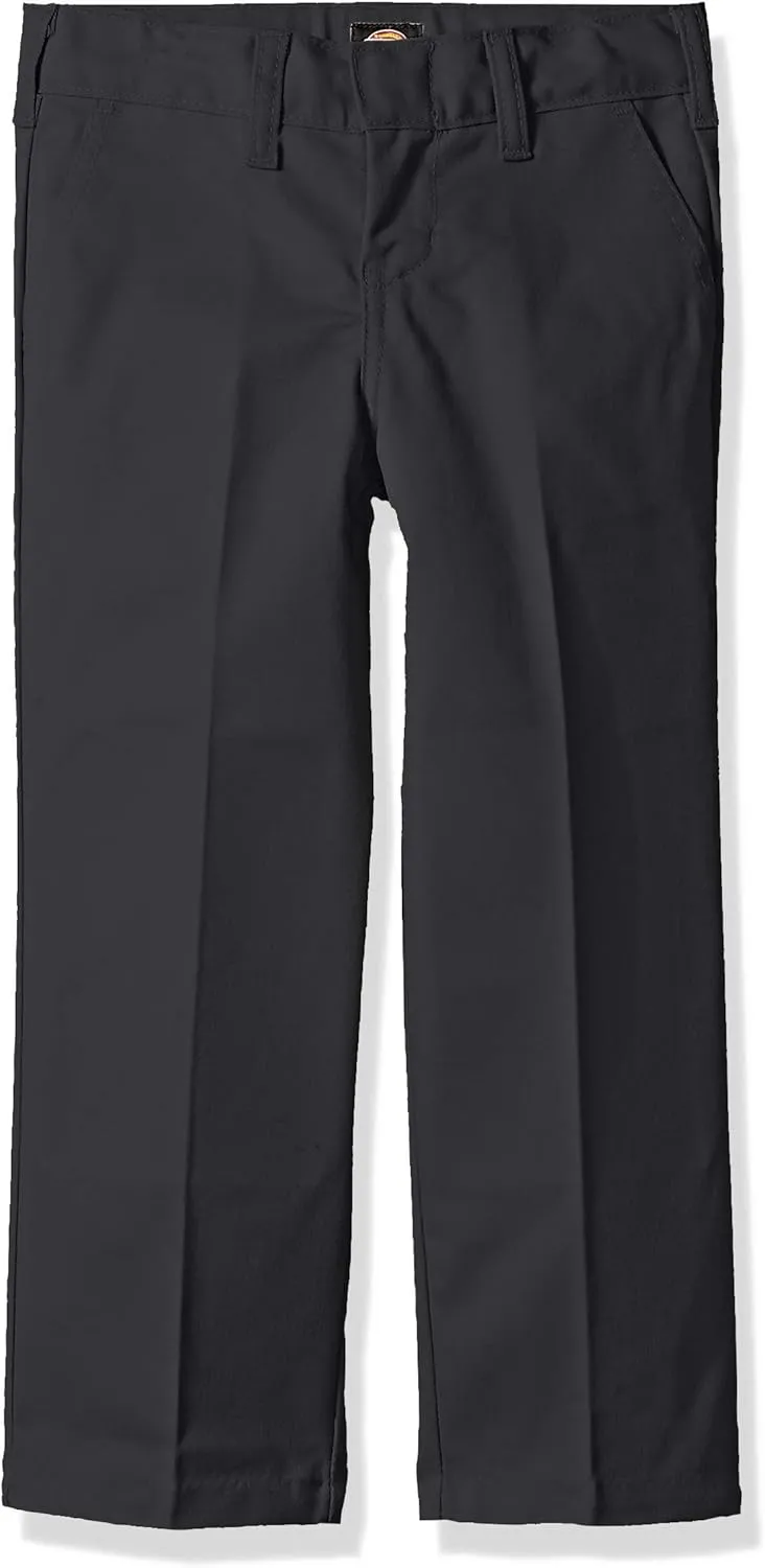 Dickies Boys' Flex Waist Flat Front Pant