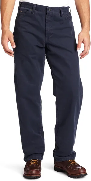 Dickies Men’s Relaxed Fit Sanded Duck Carpenter Jean