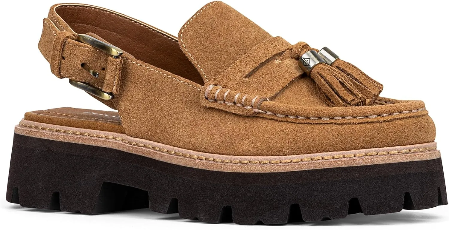 Donald Pliner Women’s Essex Slingback Loafers for Women - Comfortable Women’s Shoes with EVA Lug Sole, Slingback Shoes