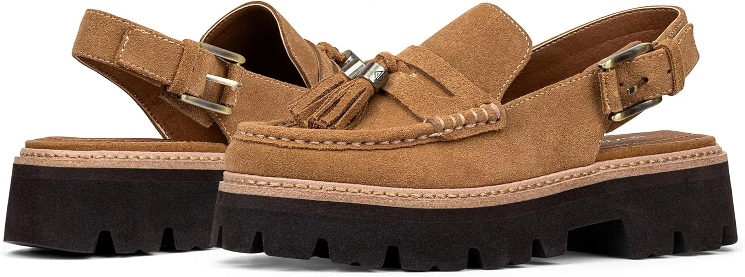 Donald Pliner Women’s Essex Slingback Loafers for Women - Comfortable Women’s Shoes with EVA Lug Sole, Slingback Shoes