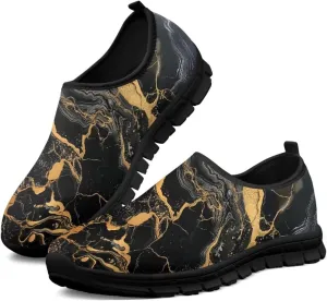 Doojoayie Men Walking Shoes Slip On Running Shoes Comfort for Daily Wear