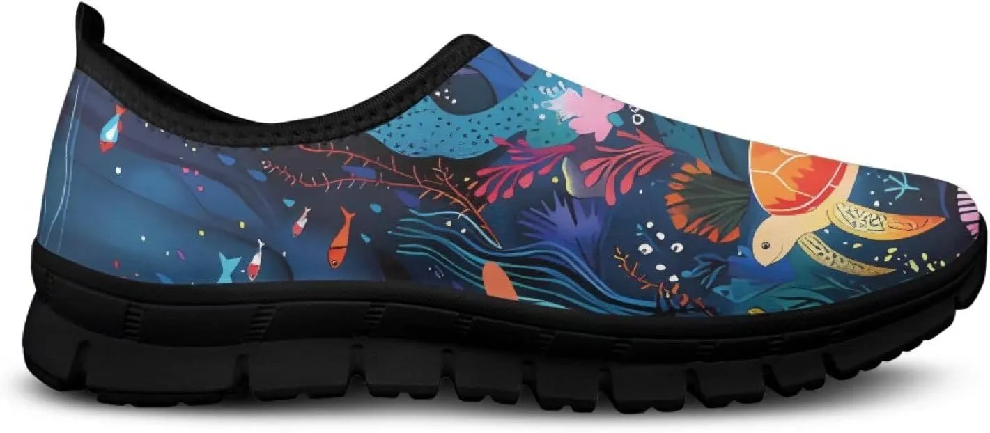 Doojoayie Men Walking Shoes Slip On Running Shoes Comfort for Daily Wear