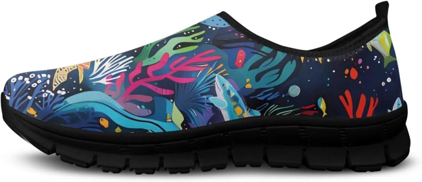 Doojoayie Men Walking Shoes Slip On Running Shoes Comfort for Daily Wear