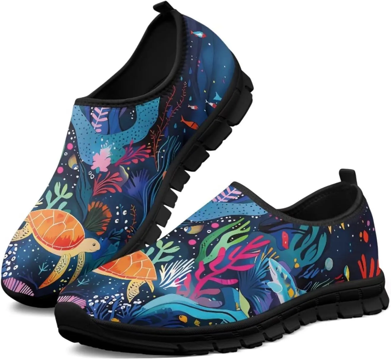 Doojoayie Men Walking Shoes Slip On Running Shoes Comfort for Daily Wear