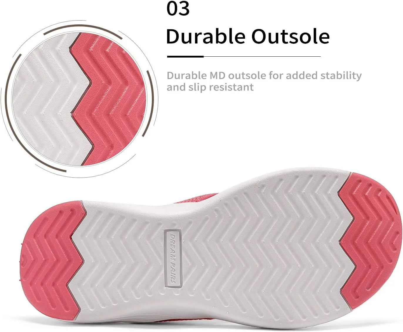 DREAM PAIRS Women's Arch Support Soft Cushion Flip Flops Thong Sandals