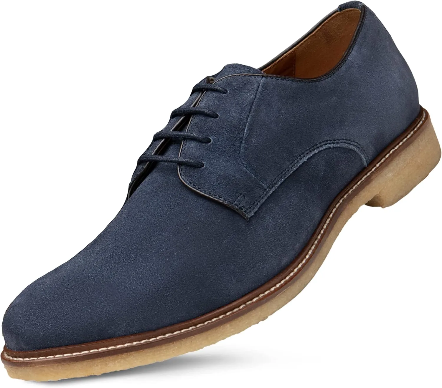 Dunross & Sons Premium Lace-Up Dress Shoes with a Breathable Naturally Leather Lining and Durable Non-Slip Rubber Sole
