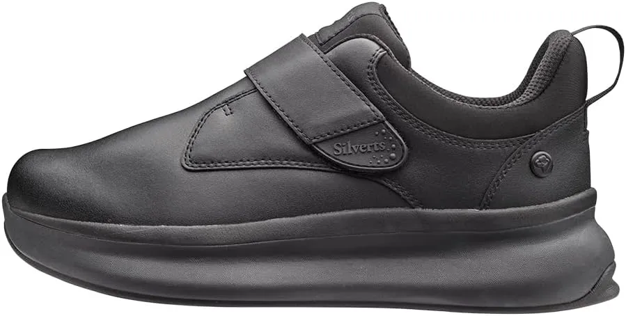 Easy Wear Extra Wide Comfortable Walking Shoes for Men –– Classic Single Strap Adjustable Closure