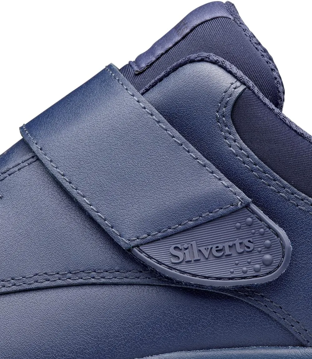 Easy Wear Extra Wide Comfortable Walking Shoes for Men –– Classic Single Strap Adjustable Closure