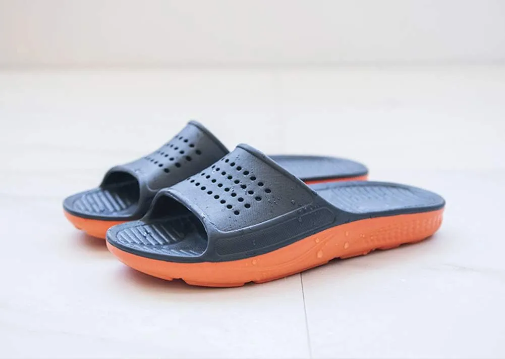 EASYANT Men Shower Pool Sandals Fast Dry Anti Slip EVA Soft Slippers Shoes
