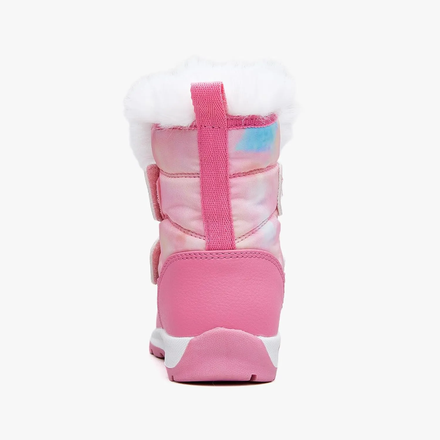 EasyStar Boys Girls Winter Cold Weather Warm Water Resistance Hook Loop Snow Boots