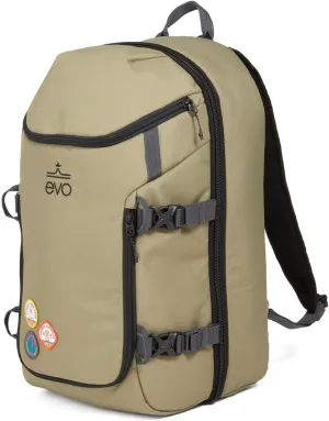 evo Kids Boot Pack Olive-40L Hiking Backpack w/Lower Boot Pocket Padded Shoulder Harness, YKK Zippers, 20x12x10