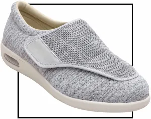 Extra Wide Diabetic Adjustable Mens Shoes for Foot Pain Relief Neuropathy Trekking Camping Slip On Casual Shoes Outdoor Trainers Men Comfortable Loafers