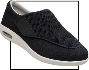 Extra Wide Diabetic Adjustable Mens Shoes for Foot Pain Relief Neuropathy Trekking Camping Slip On Casual Shoes Outdoor Trainers Men Comfortable Loafers