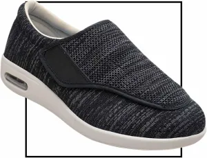 Extra Wide Diabetic Adjustable Mens Shoes for Foot Pain Relief Neuropathy Trekking Camping Slip On Casual Shoes Outdoor Trainers Men Comfortable Loafers
