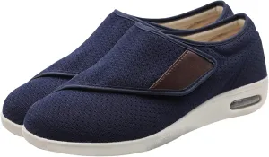 Extra Wide Fit Trainers Outdoor Trainers Men Comfortable Loafers with 3 Pairs Insoles Replacement for Elderly Swollen Feet Wide Fit Trainers Men