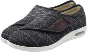 Extra Wide Fit Trainers Outdoor Trainers Men Comfortable Loafers with 3 Pairs Insoles Replacement for Elderly Swollen Feet Wide Fit Trainers Men