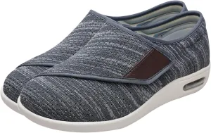 Extra Wide Fit Trainers Outdoor Trainers Men Comfortable Loafers with 3 Pairs Insoles Replacement for Elderly Swollen Feet Wide Fit Trainers Men