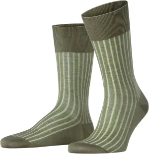 FALKE Men's Shadow Striped Dress Socks, 1 Pair