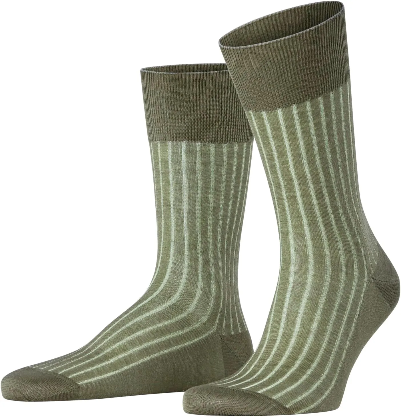 FALKE Men's Shadow Striped Dress Socks, 1 Pair