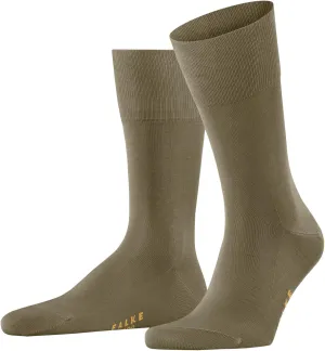 Falke Tiago M So Sustainable Cotton Thread Of Scotland Plain Men's Socks, Crocodile Green 7503, 45-46, Green Crocodile 7503, 45-46