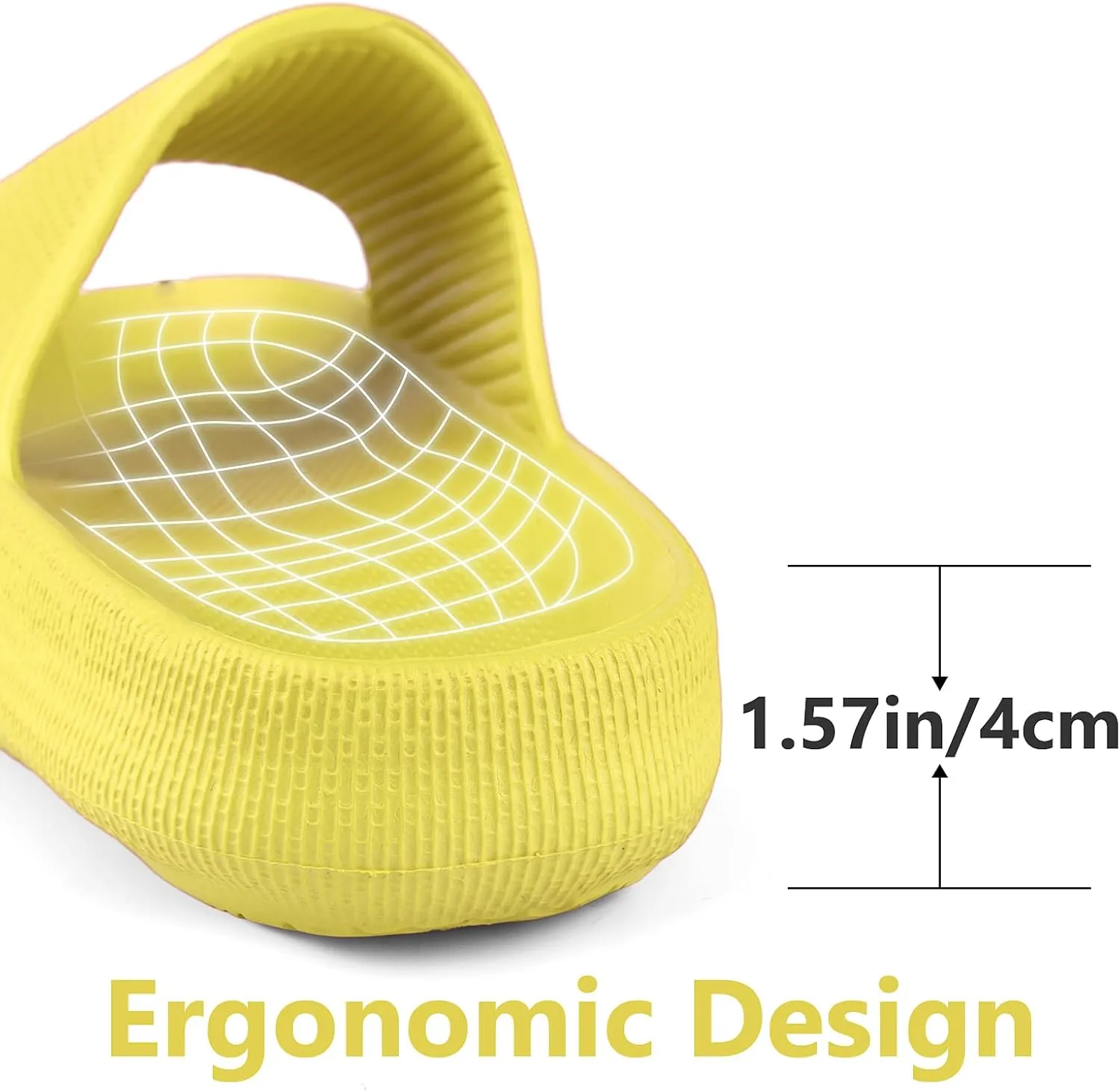 FJWYSANGU Kids Cloud Slides丨Boys Girls Bathroom Shower Sandals丨Open Toe Thick Sole Slip on Slippers丨Summer Non-slip Beach Pool Shoes