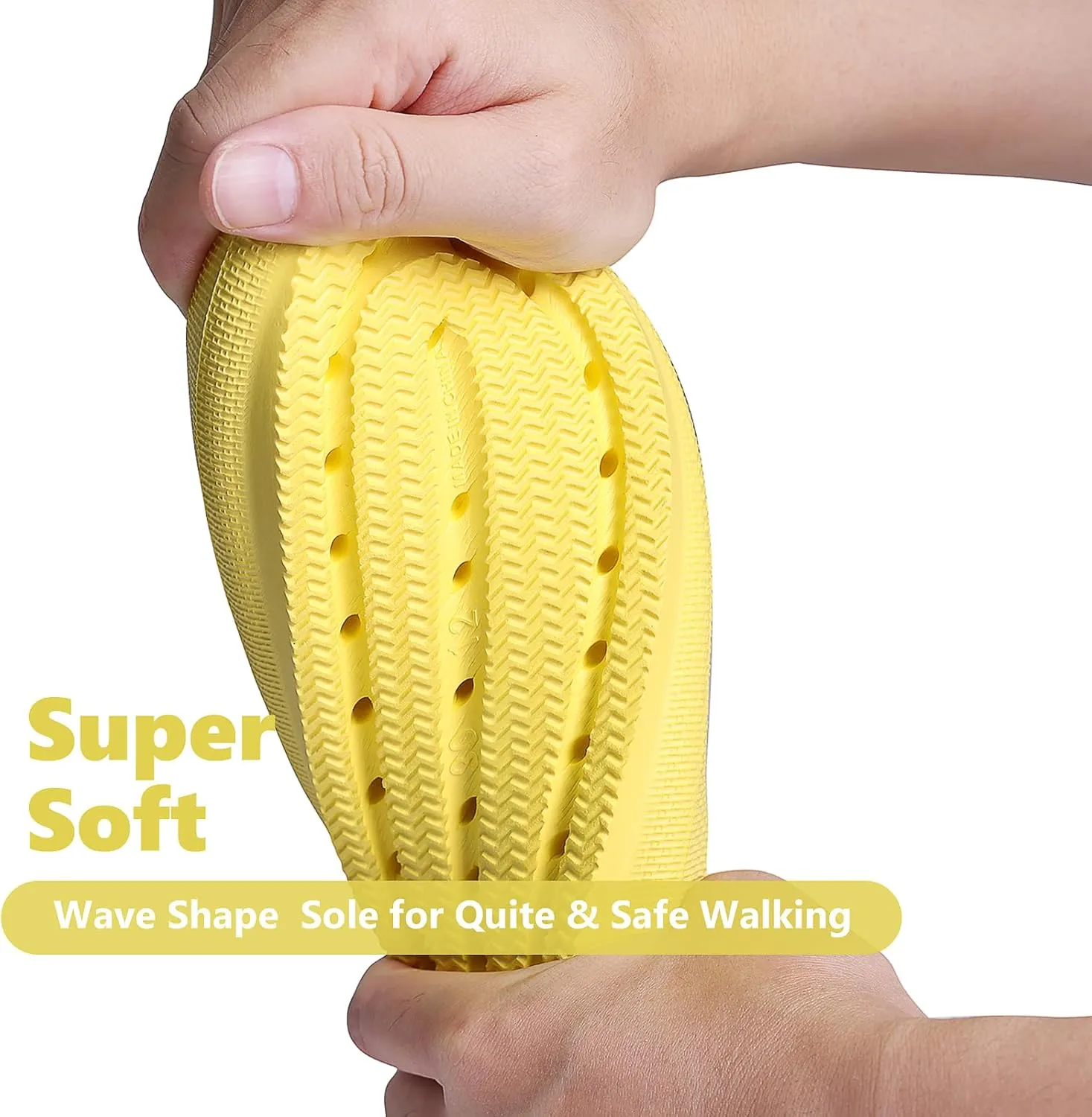 FJWYSANGU Kids Cloud Slides丨Boys Girls Bathroom Shower Sandals丨Open Toe Thick Sole Slip on Slippers丨Summer Non-slip Beach Pool Shoes