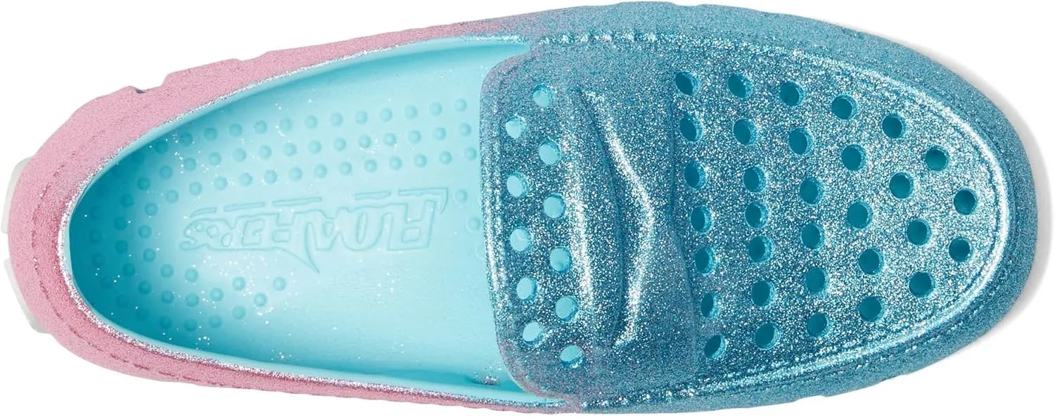 Floafers Girl's Prodigy Driver Sparkle (Toddler/Little Big Kid) Loafer Flat