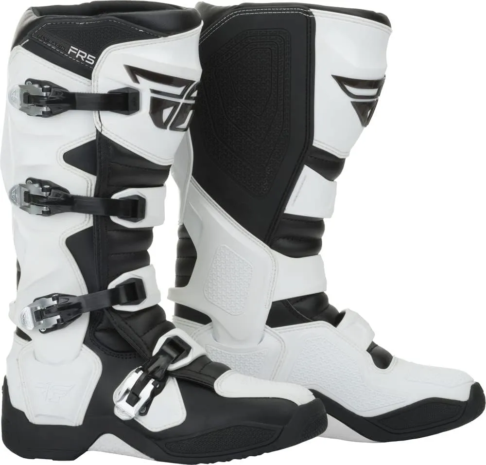 Fly Racing FR5 Men's Protective Motocross Boots for Dirt Bike, Motorcycle, Offroad Riding