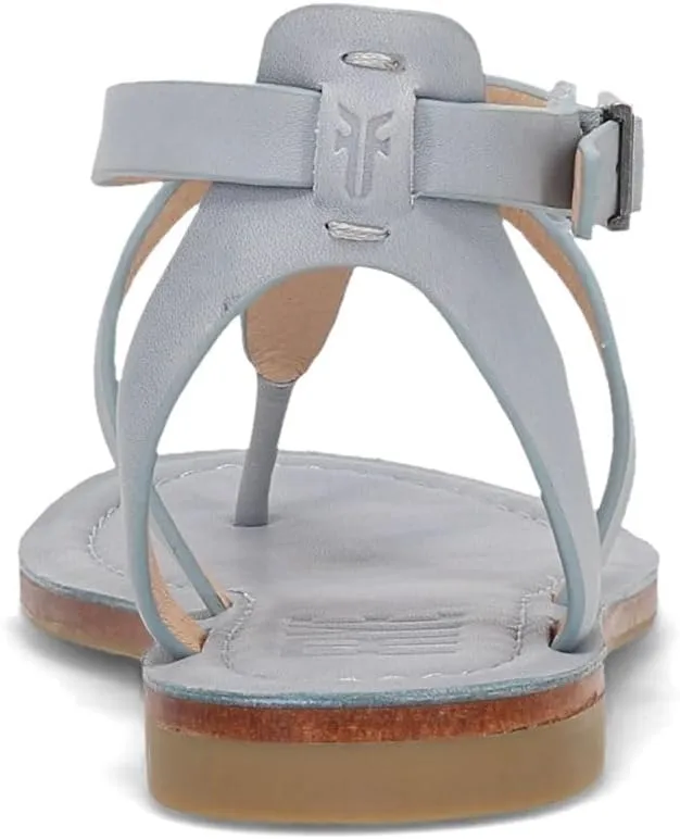 Frye Taylor Women’s Sandals - Soft Full-Grain Leather with Padded Footbed, Adjustable Ankle Strap, and Flexible Rubber Outsole with Low Heel
