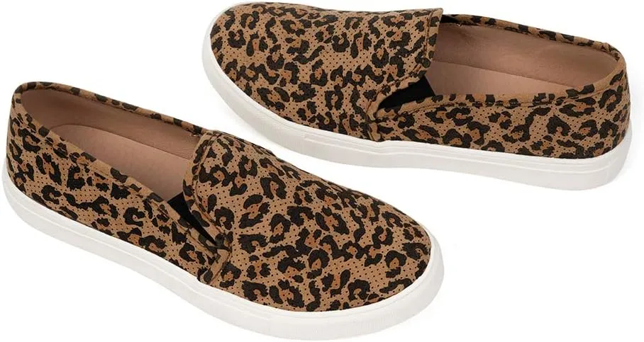 FUNKYMONKEY Women's Loafers Comfort Walking & Driving Slip-on Fashion Sneaker